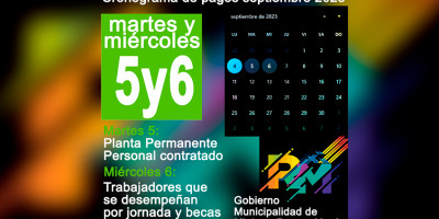 septiembre Pago de Haberes