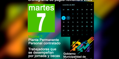 Cronograma de pago noviembre