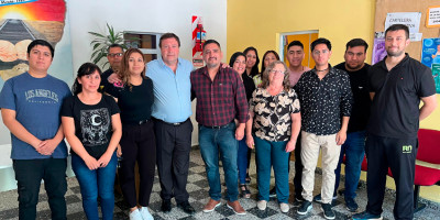 Nelson Quinteros Visita del Gobernador Weretilneck a Ramos Mexía
